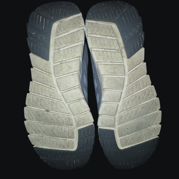 Adidas Women's Asweego Ash Grey & True Blue Running Sneakers - Size 9.5 - Picture 6 of 6